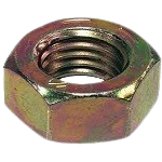 Grade 8 Finished Hex Nut Yellow Zinc